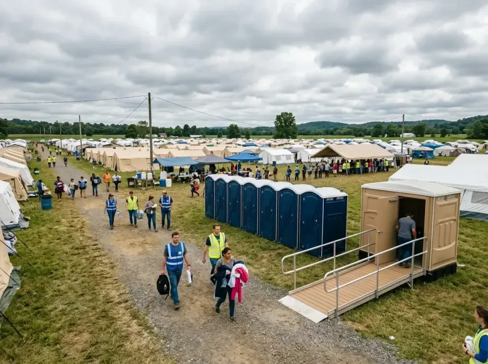disaster-relief-camp-restrooms-010 — frequently asked questions, Dumpster & Portable Bathrooms Rental in Walnut Hill, TN